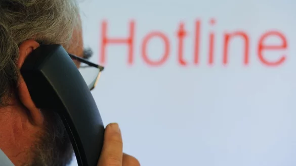 Telefon-Hotline - &copy; Foto: Armin Weigel