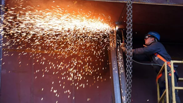 Metall- und Elektroindustrie - &copy; Foto: Bernd W&uuml;stneck/zb/dpa