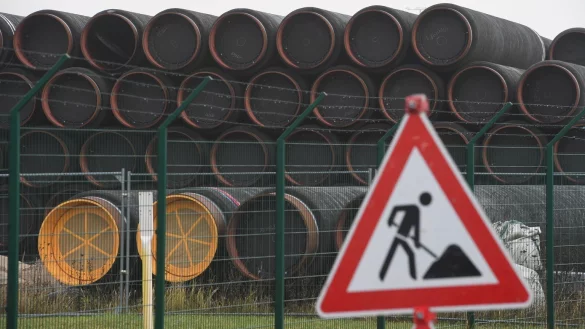 Sanktionen gegen Gaspipeline - &copy; Foto: Stefan Sauer/dpa-Zentralbild/dpa
