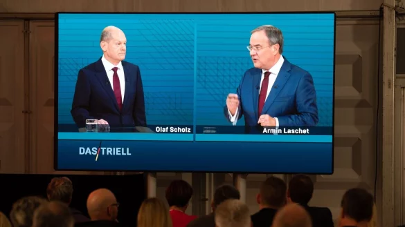 Scholz und Laschet - &copy; Foto: Christophe Gateau/dpa