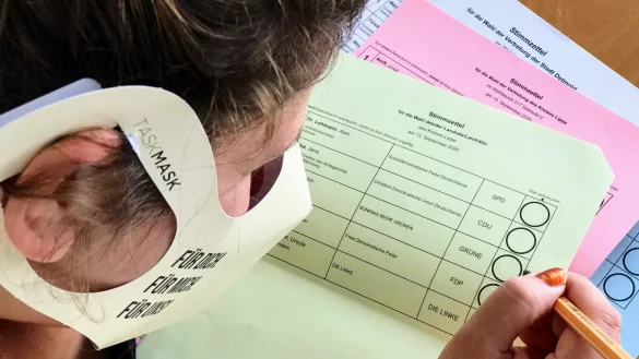 Die neue Corona-Verordnung schreibt die Maskenpflicht auch im Wahllokal vor. - © Seda Hagemann