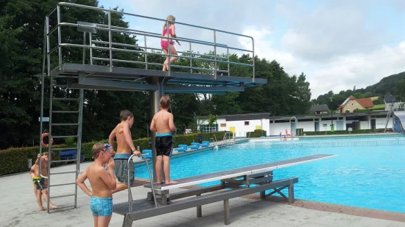Das Freibad am Römerweg in Hohenhausen. - © Privat