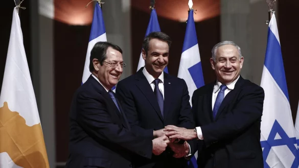 Treffen in Athen - &copy; Foto: Uncredited/AP/dpa