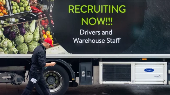 Lkw-Fahrer - &copy; Foto: Dominic Lipinski/PA/dpa