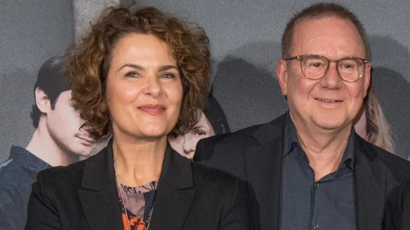 Barbara Auer und Joachim Kr&oacute;l - &copy; Foto: J&ouml;rg Carstensen/dpa