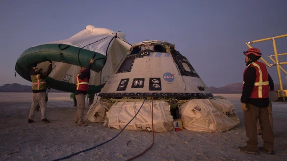&laquo;Starliner&raquo; gelandet - &copy; Foto: Bill Ingalls/NASA/AP/dpa