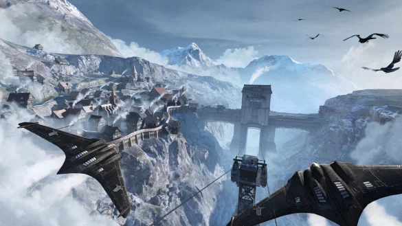Paderborn liegt... am Fu&szlig;e der bayrischen Alpen. Zumindest in "Wolfenstein: The Old Blood". - &copy; Bethesda Game Studios