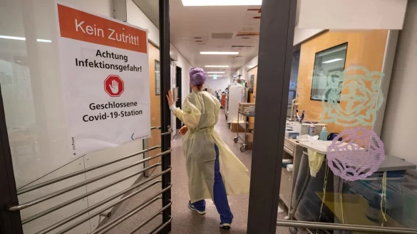 Covid-Patienten auf Intensivstationen - &copy; Foto: Marijan Murat/dpa