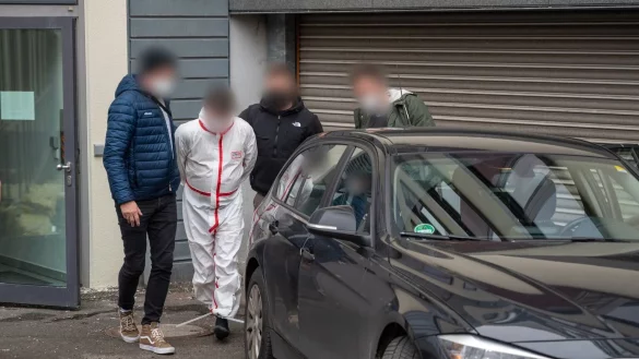 Get&ouml;tete Polizisten - Tatverd&auml;chtiger - &copy; Foto: Harald Tittel/dpa