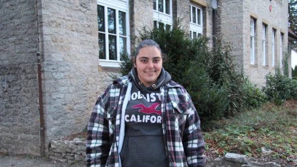 Samira Kartal engagiert sich politisch f&uuml;r die Belange der Jugendlichen. Au&szlig;erdem ist sie seit Jahren im Jugendzentrum HoT Funkenflug t&auml;tig. - &copy; Nadine Uphoff