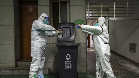 Coronavirus in China - &copy; Foto: CHINATOPIX/AP/dpa