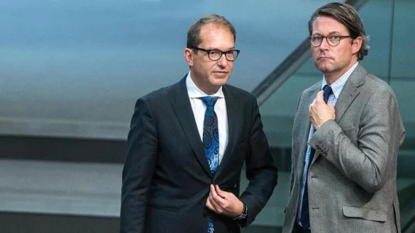 Andreas Scheuer und Alexander Dobrindt - &copy; Foto: Jens B&uuml;ttner/dpa-Zentralbild/dpa