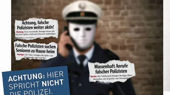 Falsche Polizisten haben es vor allem auf ältere Menschen abgesehen. - © Polizei