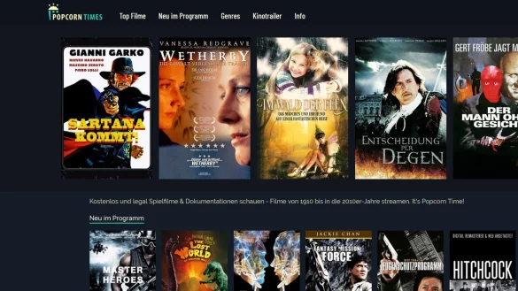 Popcorntimes.tv - &copy; Foto: Popcorntimes.tv/dpa-tmn