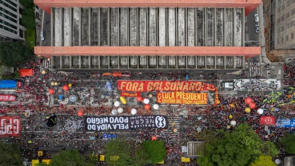 Coronavirus - Protest in Brasilien - &copy; Foto: Andre Penner/AP/dpa