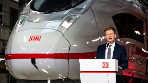 Pr&auml;sentation des ICE 3neo - &copy; Foto: Fabian Sommer/dpa