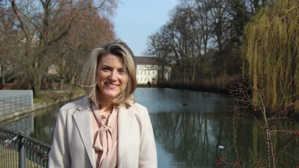 Olesja Breitmeier lebt seit 26 Jahren in Deutschland. Ihre russische Muttersprache spricht sie derzeit in der &Ouml;ffentlichkeit nicht so gern. - &copy; Cordula Gr&ouml;ne(LZ)