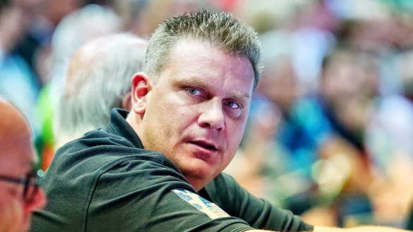 TBV-Gesch&auml;ftsf&uuml;hrer J&ouml;rg Zereike h&auml;lt im B&uuml;ro in der Phoenix-Contact-Arena derzeit die Stellung. - &copy; J&ouml;rg Hagemann