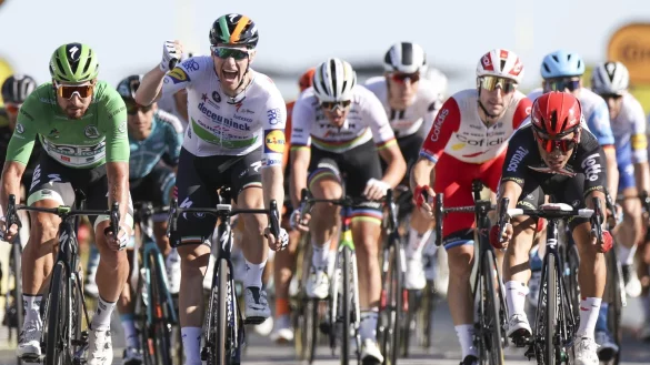 Zielsprint - &copy; Foto: Kenzo Tribouillard/AFP Pool via AP /dpa