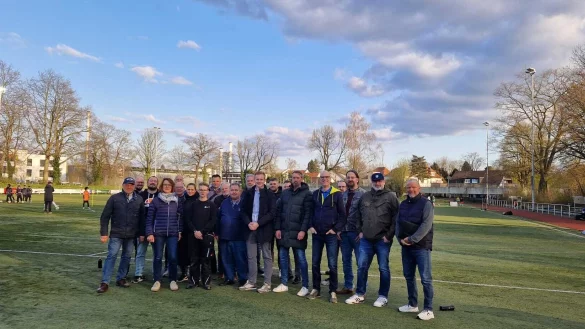 Der Lemgoer Sportausschuss besuchte den TBV. - © TBV Lemgo