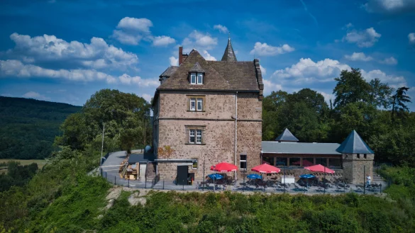 Das Burgcaf&eacute; von P&auml;chter Lars Baumhauer auf der Burg Schwalenberg bleibt geschlossen. - &copy; Wolfgang Furmanski