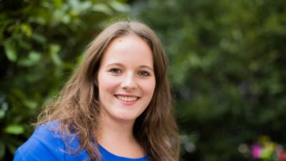 Jessica Rosenthal, hier 2018, ist derzeit Vorsitzende der nordrhein-westf&auml;lischen Jusos. - &copy; Rolf Vennenbernd/dpa