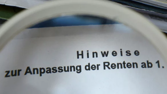 Rentenanpassung - &copy; Foto: Jens Kalaene/dpa-Zentralbild/dpa