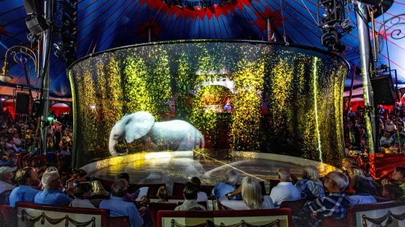 Der Circus Roncalli setzt auf technologische Innovation statt auf echte Tiere. - &copy; AFP or licensors