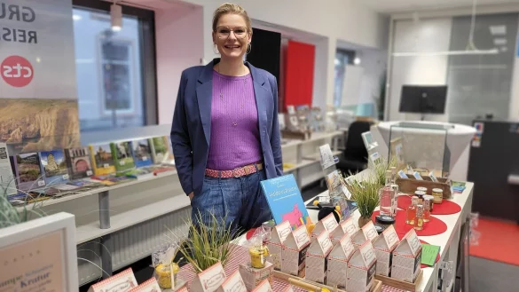 Ins kalte Wasser geworfen: Rabea Kruel hat die kommissarische Geschäftsführung von Lemgo Marketing übernommen. - © Katrin Kantelberg