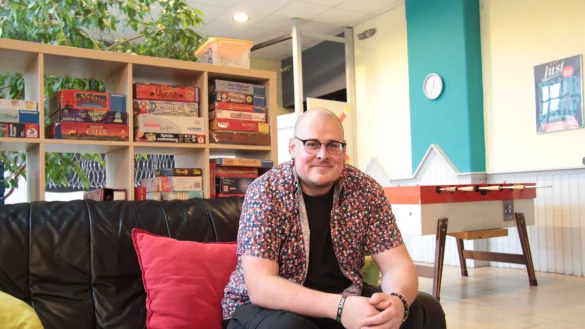 Kai Bartkowiak ist der neue Sozialarbeiter beim Verein f&uuml;r Kinder- und Jugendarbeit Kalletal /KJK). Sein Schwerpunkt ist die dezentrale und mobile Jugendarbeit. - &copy; Karolina Schmidt