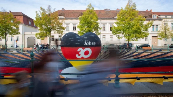 Tag der Deutschen Einheit - &copy; Foto: Christoph Soeder/dpa