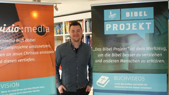 Projektleiter: Philipp Kruse vom CVJM. - © Tobias Schneider