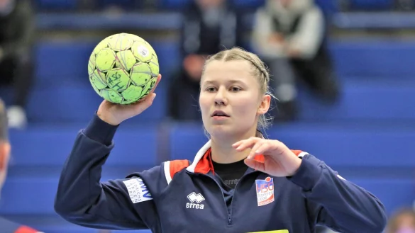 Ihr Einsatz, bitte: Blombergs Kamila Kordovsk&aacute; steht im WM-Aufgebot der tschechischen Nationalmannschaft, die heute auf Deutschland trifft. - &copy; Oliver K&ouml;nig