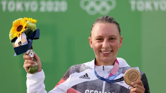 Bronze-Gewinnerin - &copy; Foto: Jan Woitas/dpa-Zentralbild/dpa