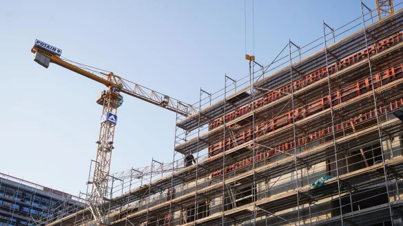 Baustelle - &copy; Foto: J&ouml;rg Carstensen/dpa