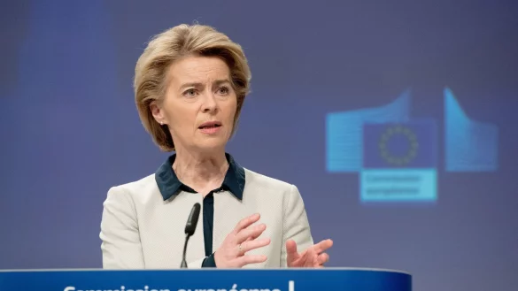 Ursula von der Leyen - &copy; Foto: Etienne Ansotte/Europ&auml;ische Kommission/dpa