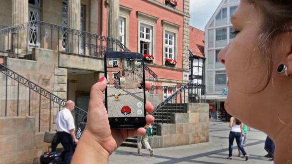 Nicht zu &uuml;bersehen: &Uuml;berall in Detmold tummeln sich die kleinen Wesen. - &copy; Bernhard Preu&szlig;