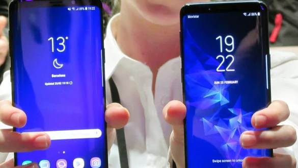 Samsung S9 und S9+ - &copy; Foto: kyodo