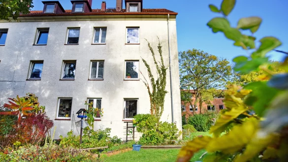 In diesem Bielefelder Haus wohnt die Mieterin. - &copy; Barbara Franke