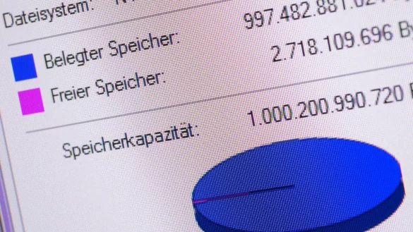 Volle Festplatte - &copy; Foto: Andrea Warnecke/dpa-tmn