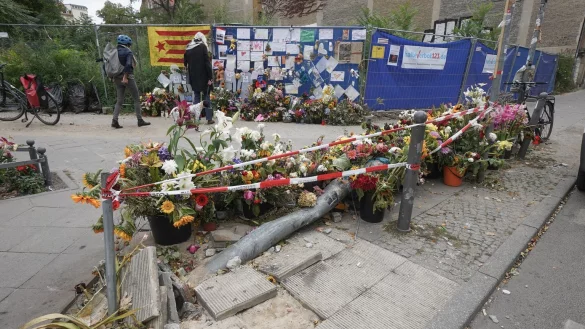 Unfallstelle in Berlin-Mitte - &copy; Foto: J&ouml;rg Carstensen