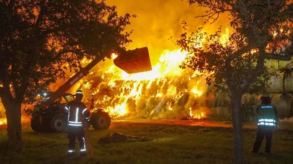 Brandstiftung - &copy; Foto: Franziska Hessenauer/dpa