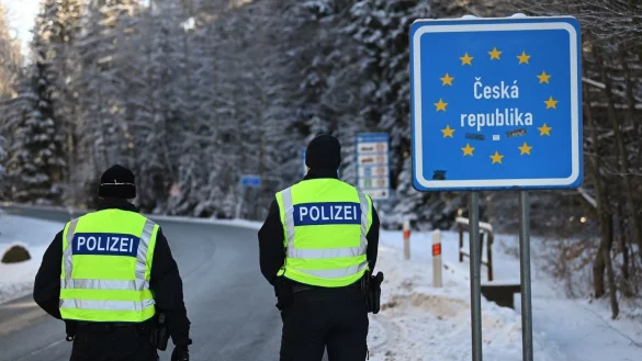 Deutsche Grenzkontrollen - &copy; Foto: Matthias Balk/dpa