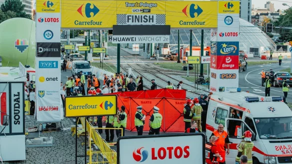 Horror-Sturz - &copy; Foto: Szymon Gruchalski/FORUM/dpa