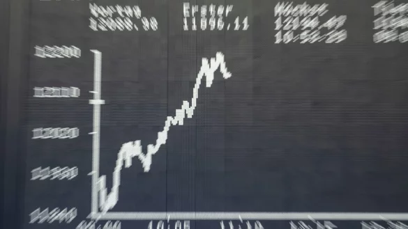 B&ouml;rse in Frankfurt am Main - &copy; Foto: Frank Rumpenhorst/dpa