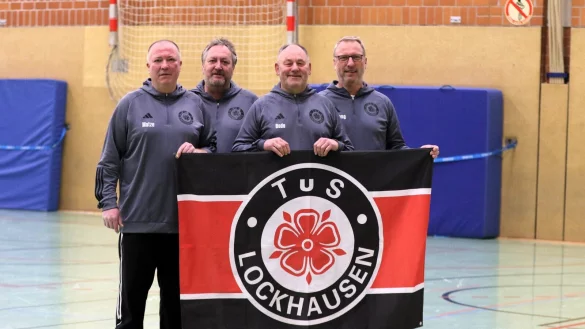 Freuen sich auf die LZ-Cup-Zwischenrunde in Bad Salzuflen: Das Orga-Team des TuS Lockhausen mit (von links) Matthias H&ouml;cker, Uwe Quandt, Bodo Barciaga und Wolfgang Bexten. - &copy; Oliver K&ouml;nig
