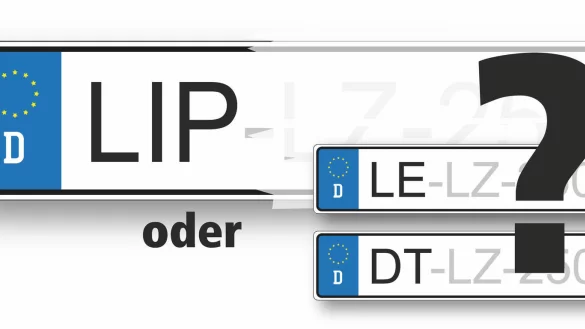 Kommen die alten Auto-Kennzeichen wieder? - &copy; Grafik Benjamin M&ouml;ller
