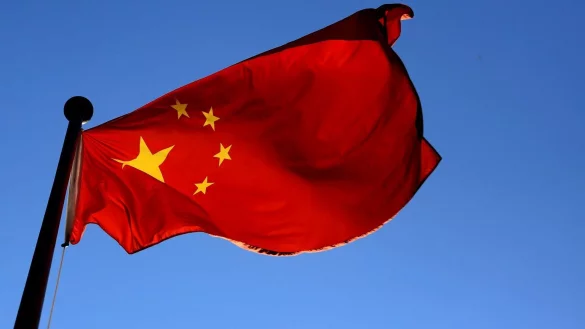Chinesische Flagge - &copy; Foto: picture alliance / Oliver Berg/dpa