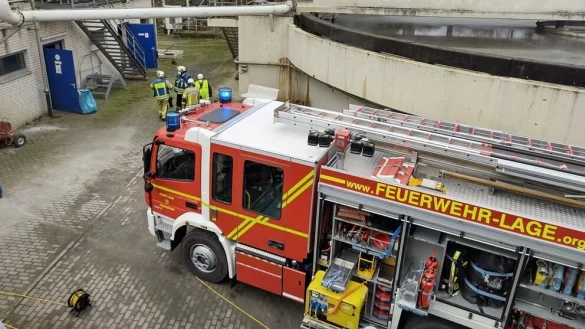 Der Brand wurde rechtzeitig entdeckt, bevor gr&ouml;&szlig;erer Schaden entstehen konnte. - &copy; Feuerwehr Lage