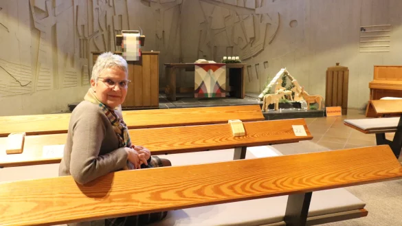 Christiane Nolting in der Christuskirche in Lockhausen. - &copy; Alexandra Schaller